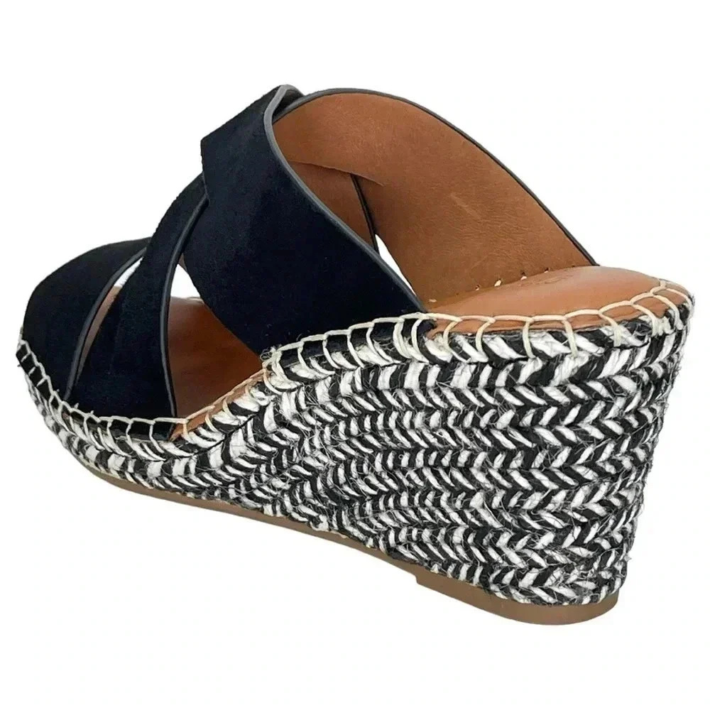 Gentle Souls Charli Strappy Leather Womens Wedge Sandals Size 7.5M NWOB - Picture 10 of 15